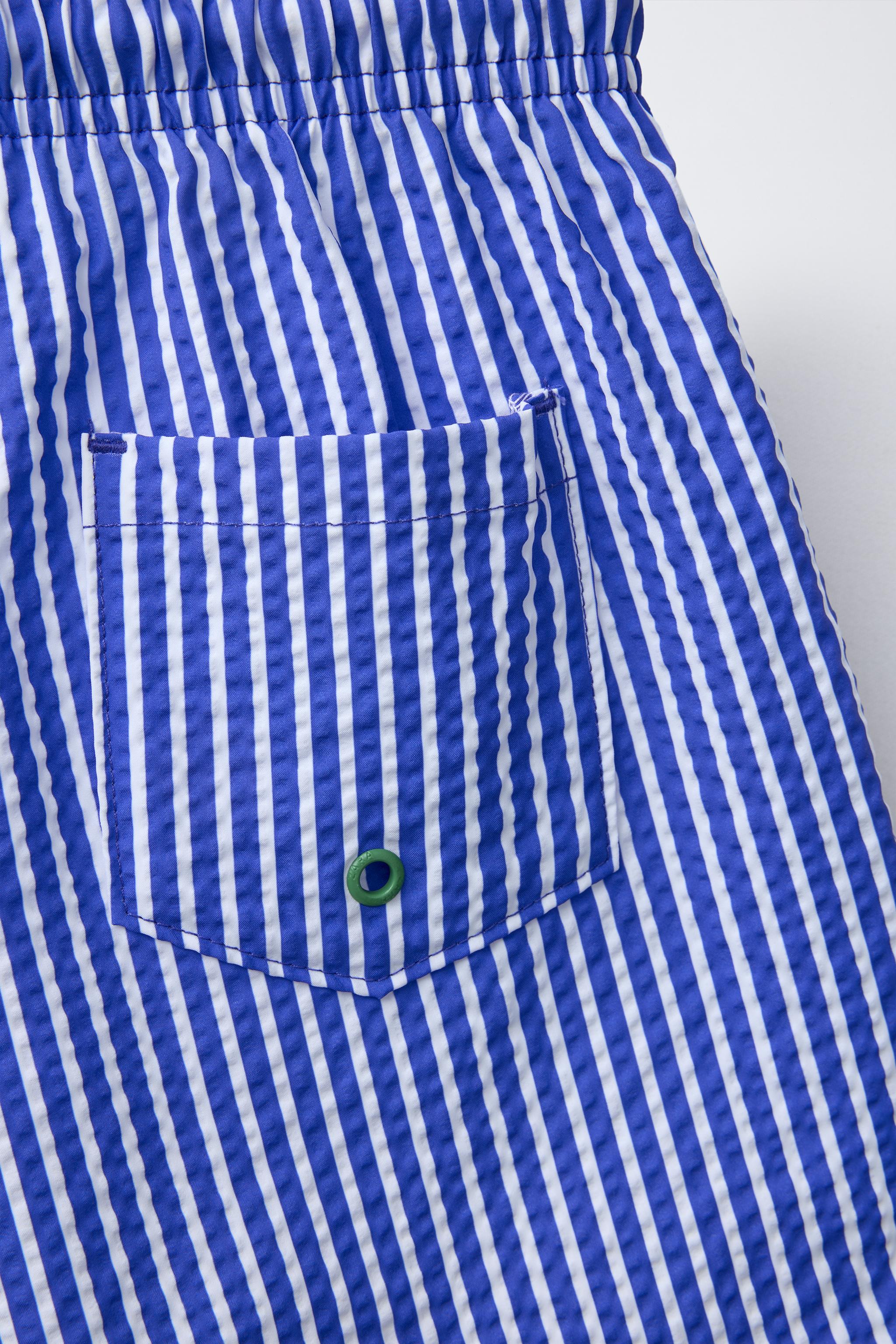 1-6 YEARS/SEERSUCKER SWIM SHORTS